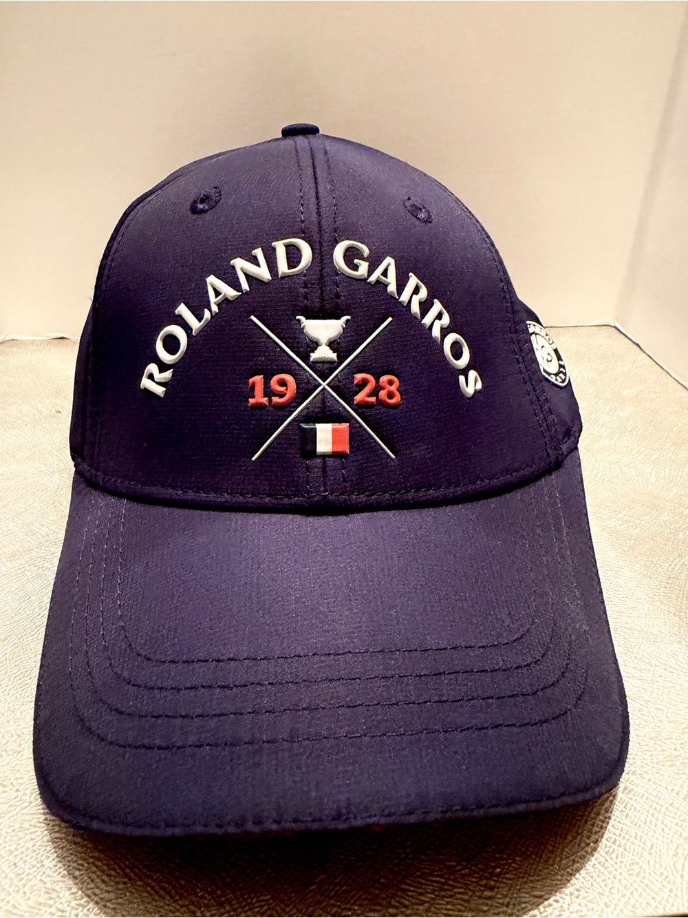 Roland Garros Tennis Logo Baseball Cap. Blue. Adjustable. NWOT.